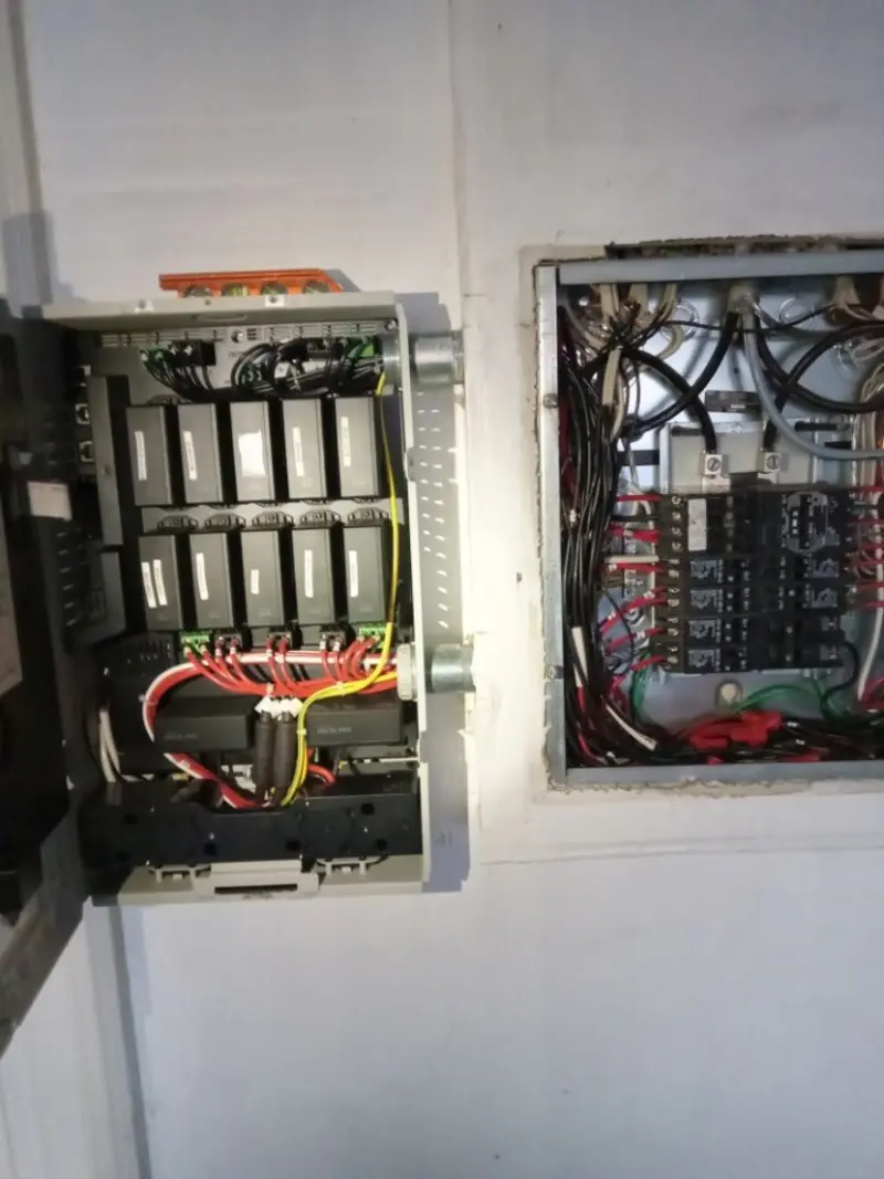 Electrical panel upgrade completed for Ring Doorbell Installation in Orchard Park
